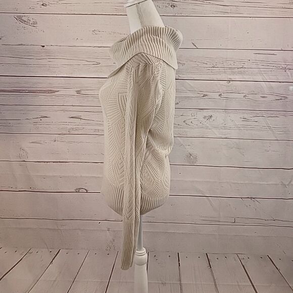 Lucky Brand, Cowl Neck Knit Sweater, Size Large - Picture 5 of 8